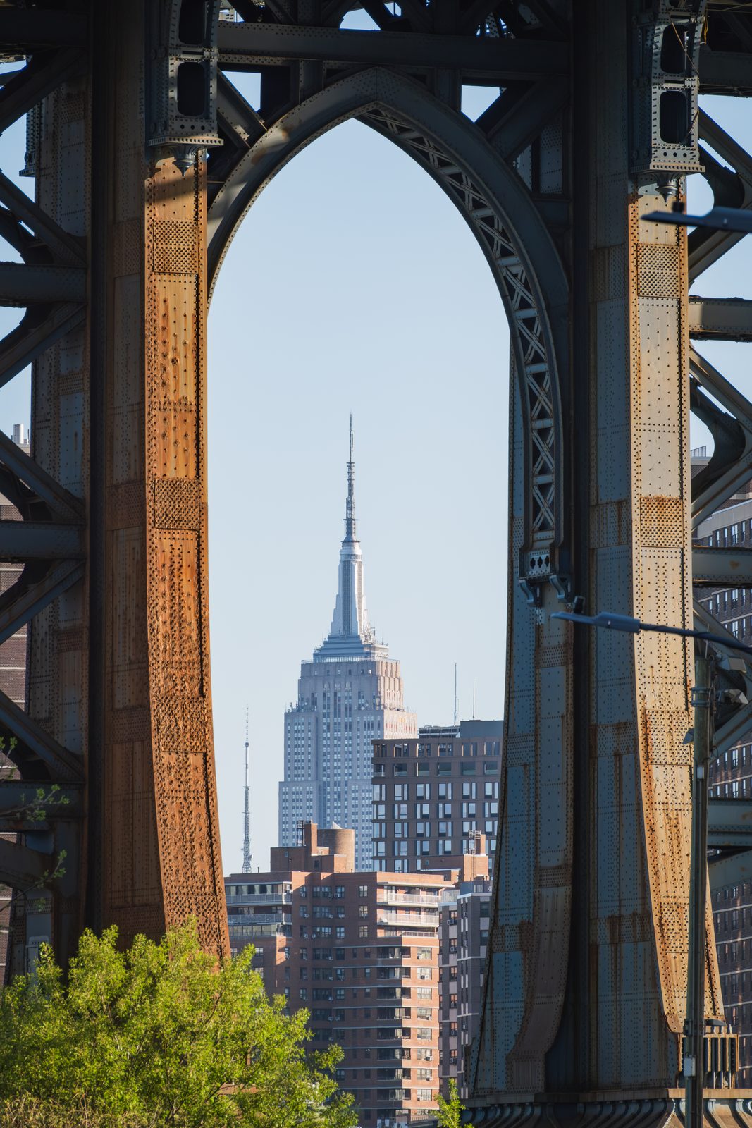 Under the Manhattan Bridge in Dumbo