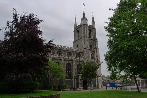 Croydon Minster from the north-east, Church Street, Croydon