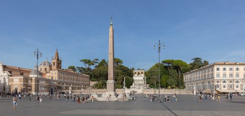 Piazza del Popolo and the Obelisco Flaminio