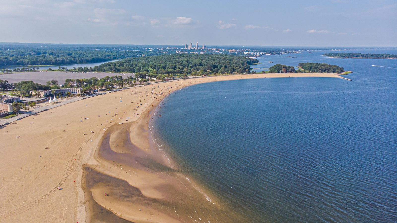 Orchard Beach from the air