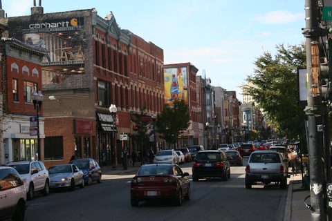 North Milwaukee Avenue in Wicker Park, Chicago